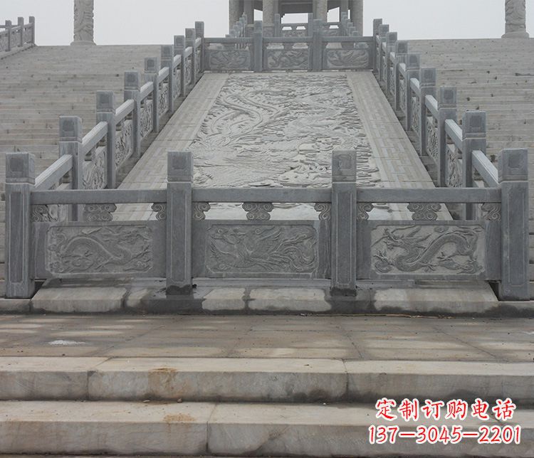 山西精美的仿古石栏板雕塑