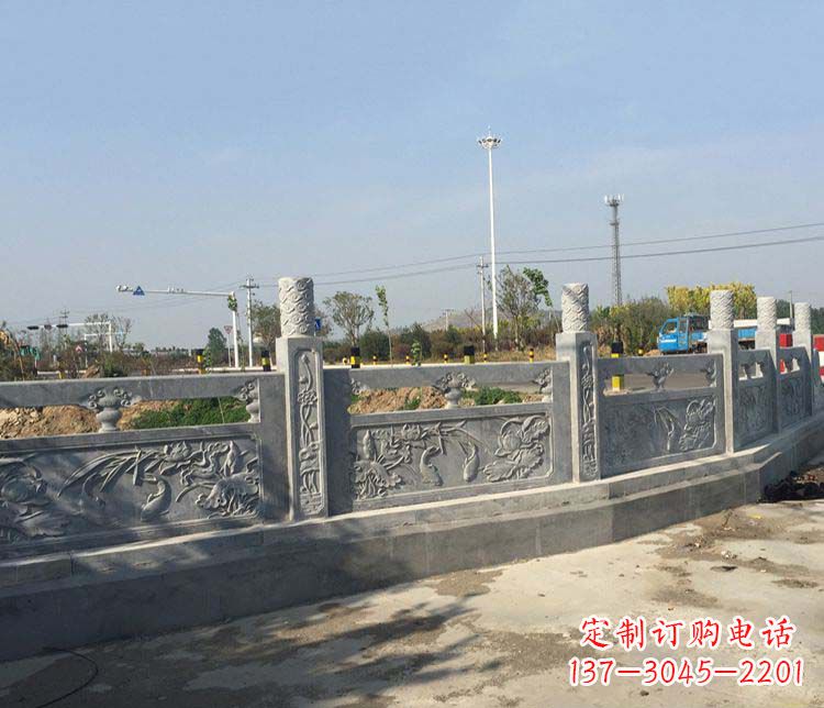 山西风格各异的精美公园仿古石栏板雕塑