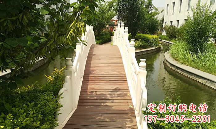 山西汉白玉石拱桥雕塑