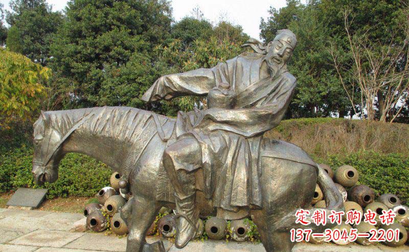 山西动态骑马雕塑