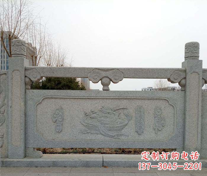 山西公园户外栏板石雕