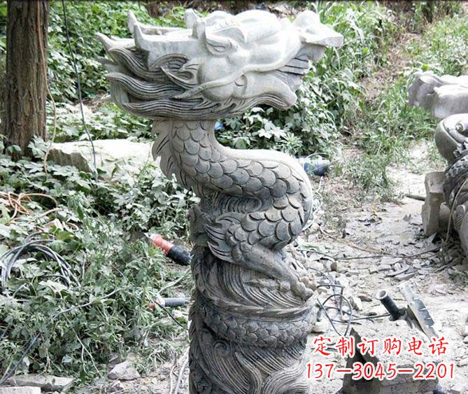 山西精美古典生肖大理石雕塑