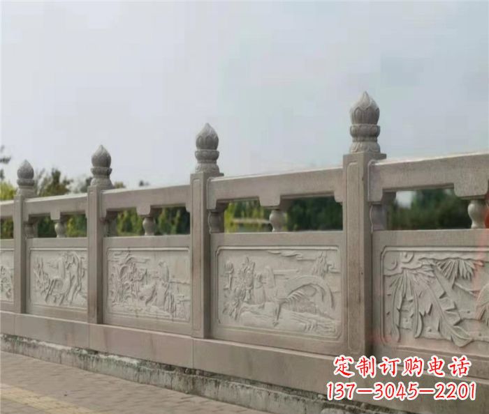 山西泰山大理石浮雕栏板雕塑