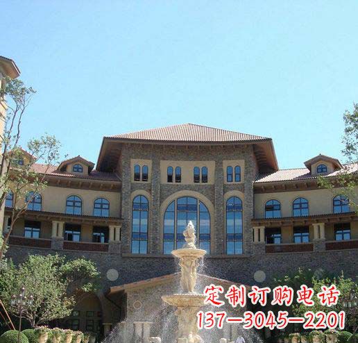 山西公园景观大理石喷泉石雕