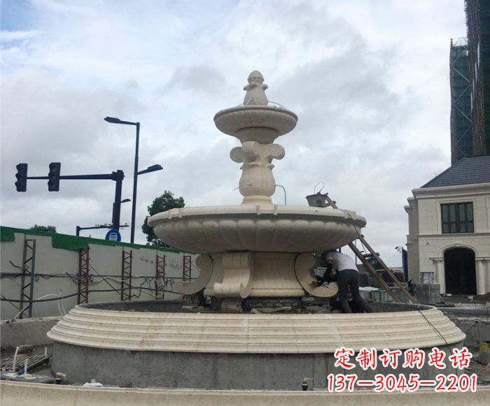 山西公园景观大型喷泉石雕