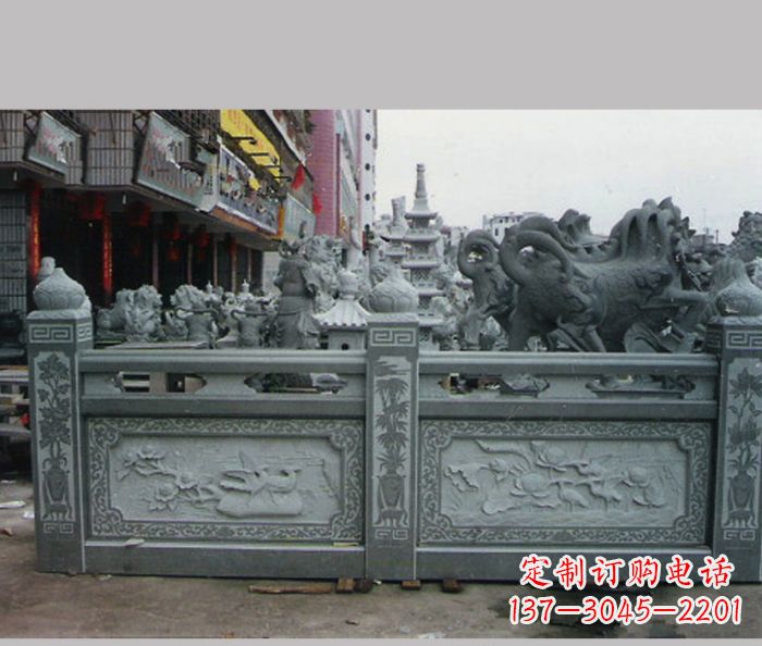 山西高档仿古石栏板雕塑
