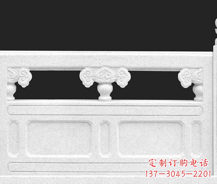 山西汉白玉石栏板雕塑