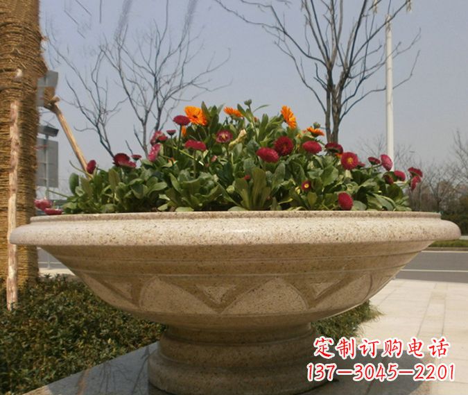 山西中领雕塑花盆石雕