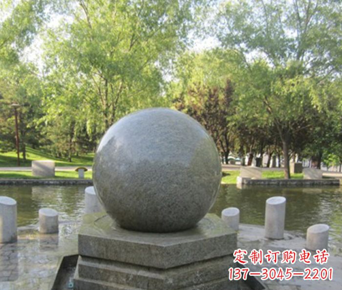 山西悠久象征——精致风水球石雕