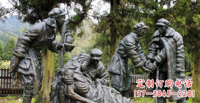 山西红军铜雕,宣扬时代之精神