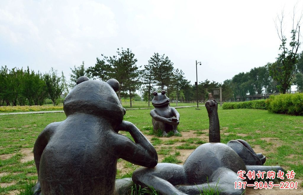山西中领雕塑 | 艺术级青蛙铜雕