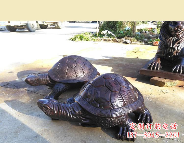 山西温情乌龟铜雕