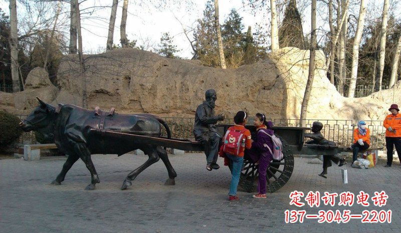 山西传承历史,记录岁月——领雕塑定制小孩雕塑