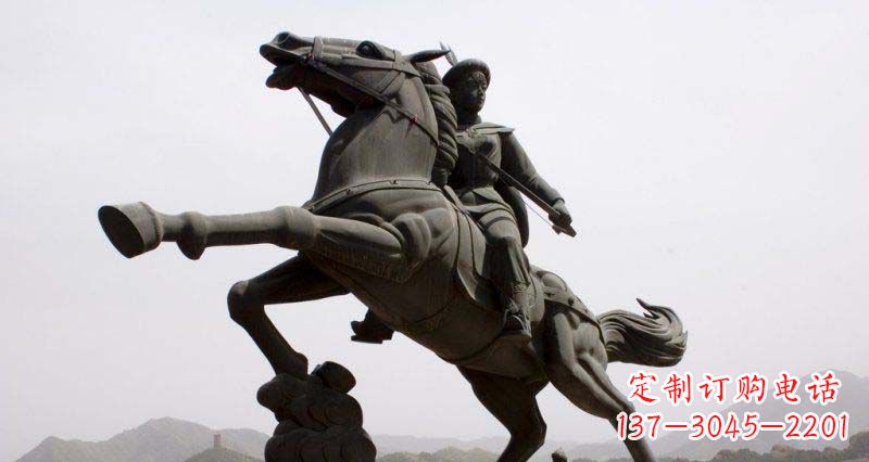 山西西方风格骑马雕塑