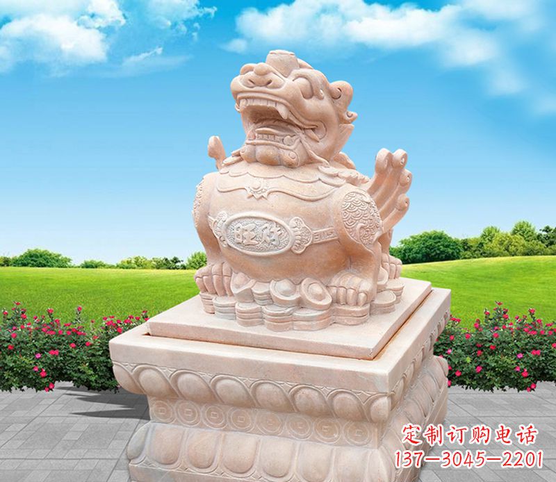 山西财神貔貅雕塑