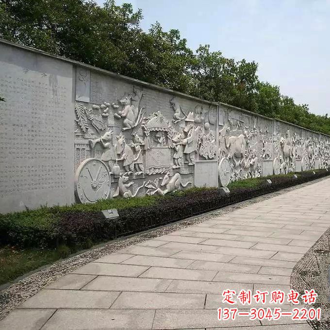 山西领雕塑 | 十二生肖文化浮雕