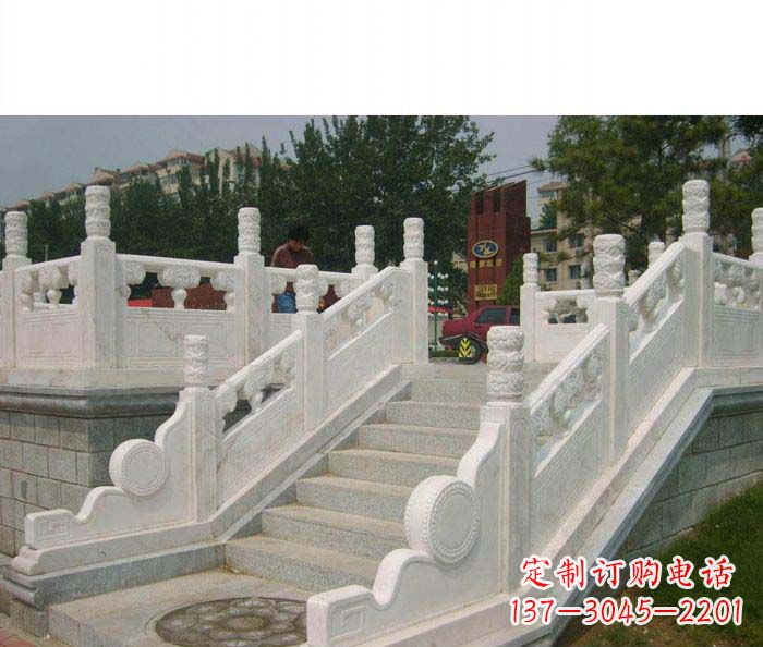 山西精美大理石栏板雕塑