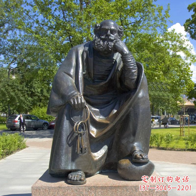 山西铸就传奇托尔斯泰雕塑