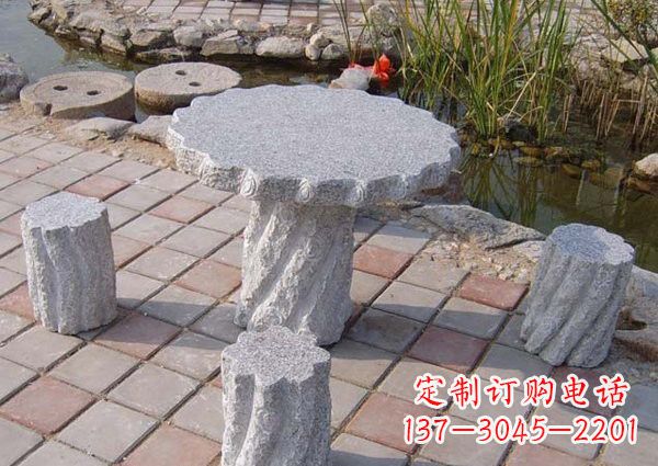 山西公园石桌凳 (2)