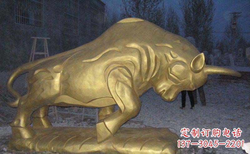 山西拓荒牛铜雕—瑰丽壮观的动物雕塑