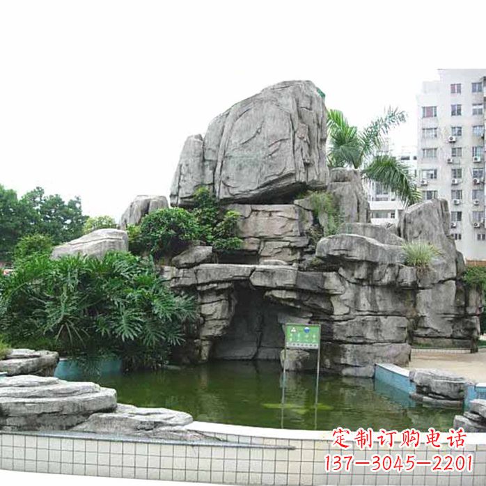 山西精美假山雕塑