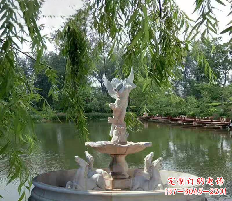 山西公园天使景观石雕