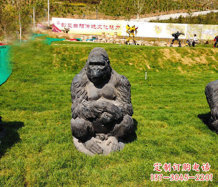 山西高端铜制巨型大猩猩雕塑