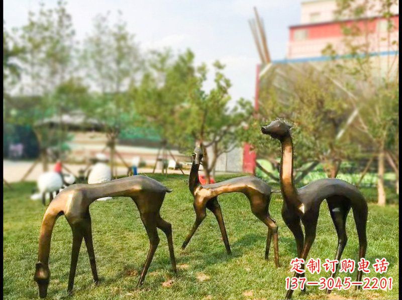 山西艺术欣赏——梅花鹿雕塑