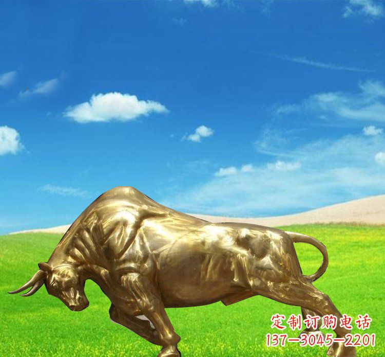 山西精美黄铜动物雕塑