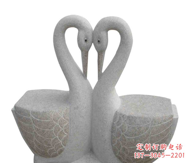 山西艺术级天鹅石雕