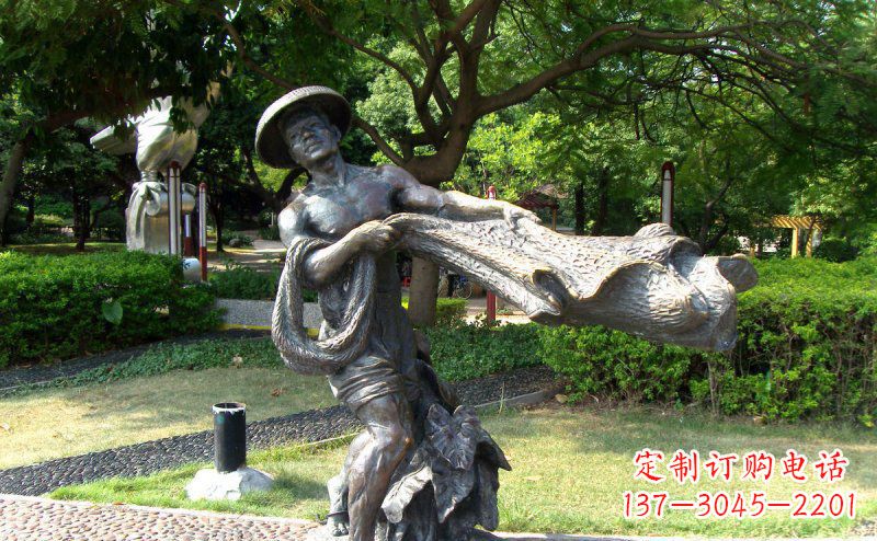 山西渔民铜雕—— 带您体验渔夫传统文化