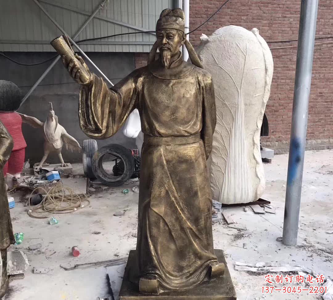山西龙韵铜雕——歌颂古代大文豪李白