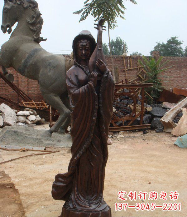 山西中领雕塑丝滑美女铜雕
