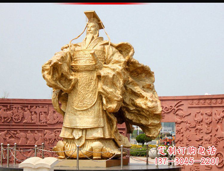 山西汉武帝铜雕,精致绝伦,彰显大汉尊贵