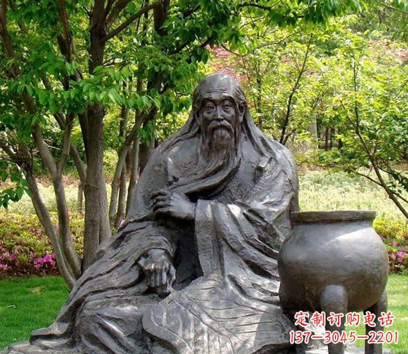 山西中领雕塑精美名人铜雕塑
