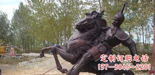 山西复古骑士马雕塑