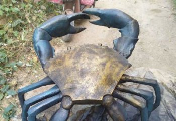 山西中领雕塑精美绝伦的螃蟹铜雕