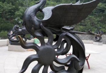 山西天四灵朱雀神鸟雕塑——象征希望的贵族精神