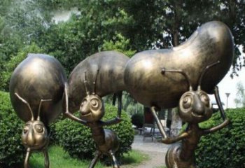 山西雕刻精灵——蚂蚁铜雕