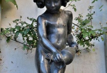 山西唯美少女雕塑——在公园中给清新的景观增添一抹生机