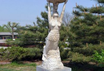 山西中领雕塑传奇女娲石雕雕塑