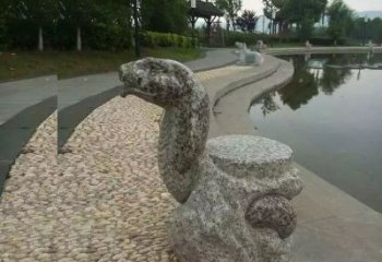 山西中领雕塑-十二生肖蛇石雕