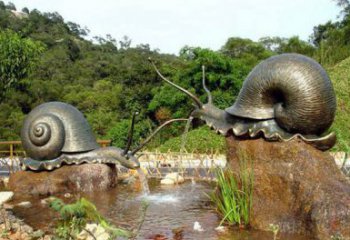 山西中领雕塑-艺术精美蜗牛铜雕