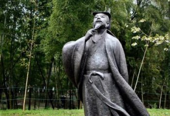 山西诞生于中国古代传奇的雕塑——王羲之铸铜雕塑