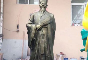 山西中领雕塑经典传承，诸葛亮铜雕！