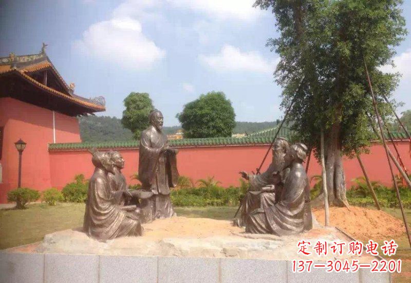 山西经典经典,传承孔子之魅力——孔子铜雕