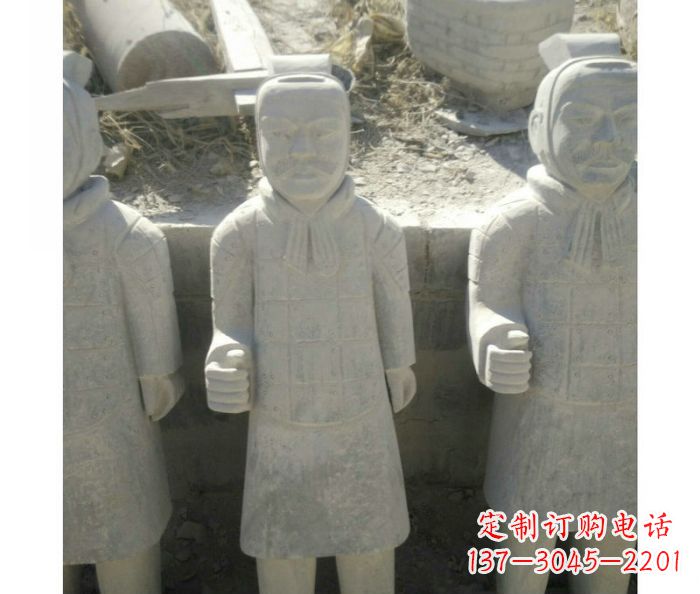 山西欣赏秦帝国历史,精美的兵马俑雕塑