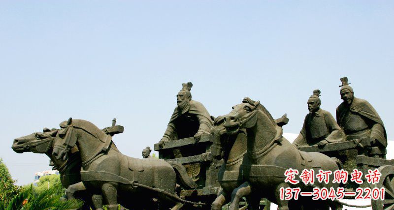 山西中领雕塑--尊贵马车雕塑