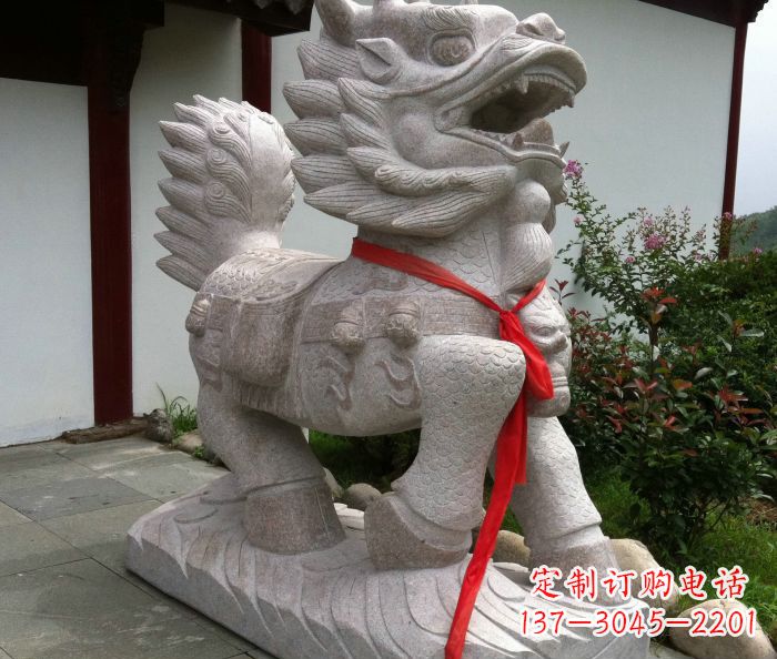 山西古典神麒麟石雕,令人叹为观止的精美艺术