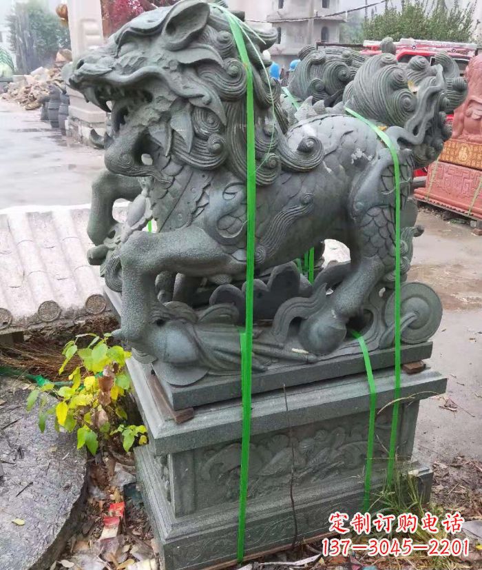 山西麒麟之美——灵动古典古朴的古代神兽石雕